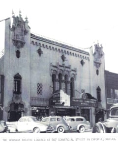 Historic Emporia Granada Theatre vintage photos old photos black and white history original Emporia ks (1)-min
